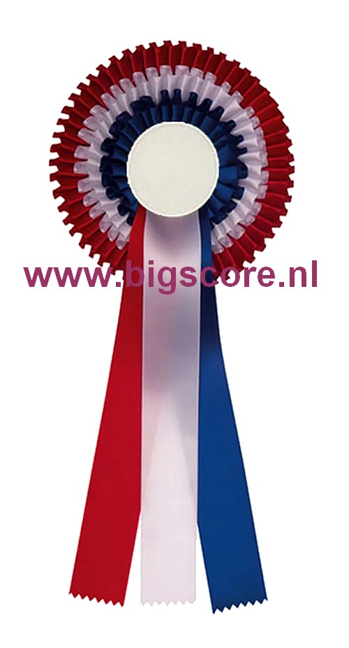 R 03 3-Ringsrozet Ø 13 L: 31 cm Blanco met optie Full-Colour 50 mm afslag
